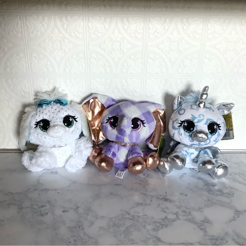 < NEW P. Lushes Pets Stuffed Animal Bundle > - Picture 1 of 7